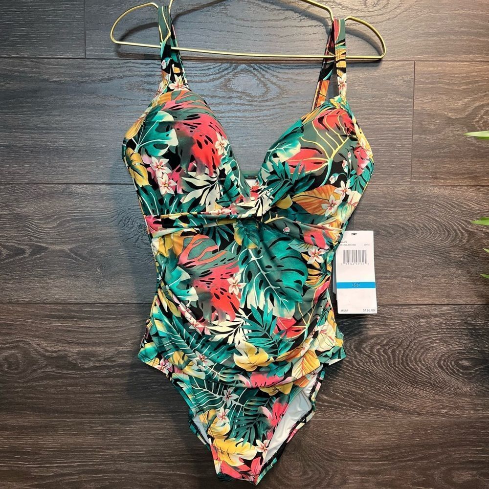 COCO REEF Enrapture Bra Sized Underwire One Piece Molded Push Up in Sz 36E. NWT! - Picture 5 of 16